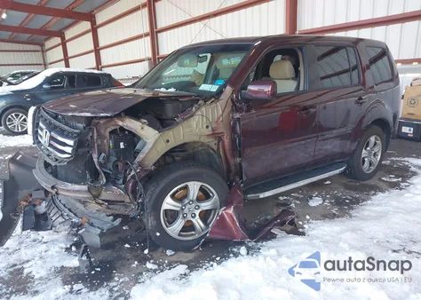 2014 Honda Pilot Ex из США, поврежденный, VIN 5FNYF4H4XEB007322